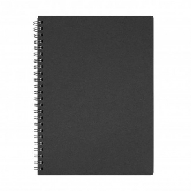 CARNET PERSONNALISÉ À SPIRALES A5 'FRENCHIE' - noir