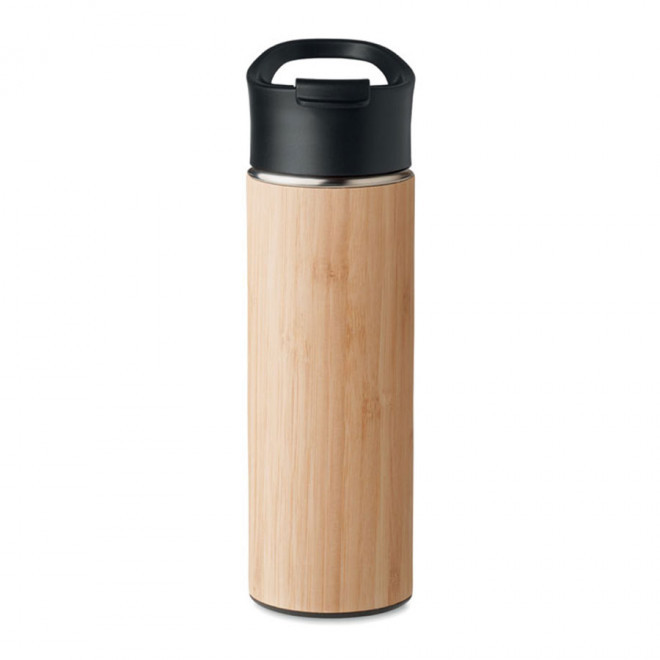 BOUTEILLE PERSONNALISÉE ISOTHERME 450ML 'HONAU SPORT' - bois