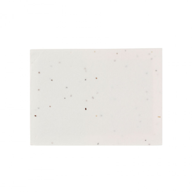 BLOC-MEMOS ET MARQUE-PAGES ENSEMENCES 'AMAPOLA' - blanc