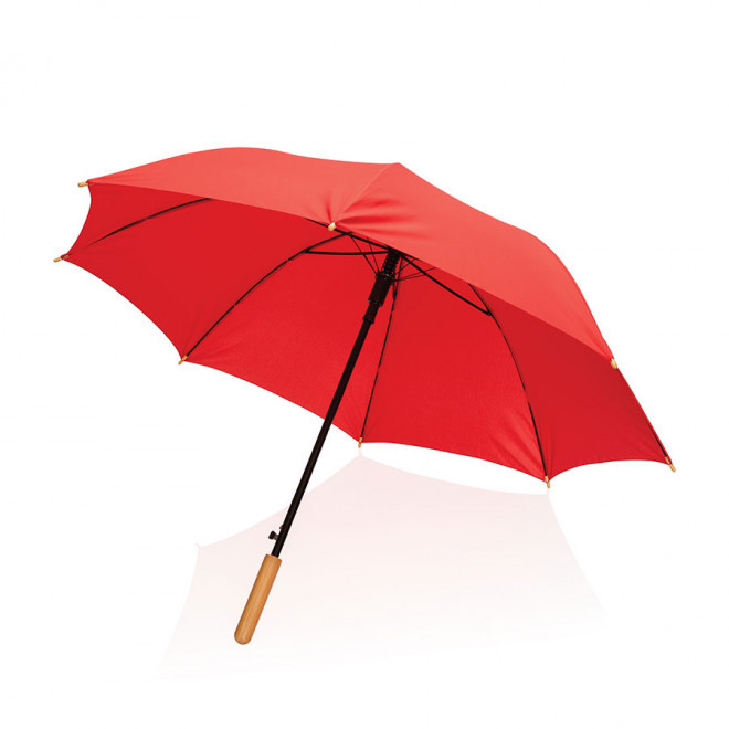 PARAPLUIE PERSONNALISE AUTO RPET IMPACT 'DAY YORK'  - rouge