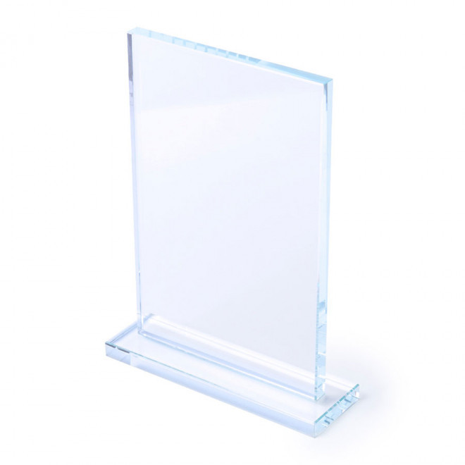 TROPHEE PERSONNALISABLE EN VERRE 'VICKY' - rectangle