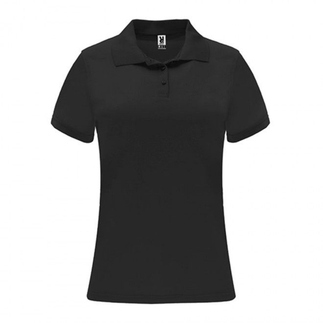 POLO PERSONNALISÉ FEMME 'MONZHA' - noir