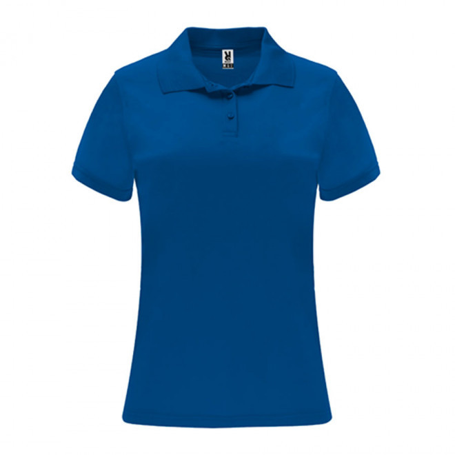 POLO PERSONNALISÉ FEMME 'MONZHA' - bleu royal