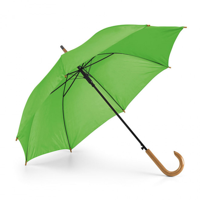 PARAPLUIE PUBLICITAIRE MANCHE CANNE 'DUNDEEMET' - vert clair
