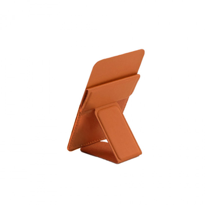 SUPPORT SMARTPHONE PUBLICITAIRE & PORTE-CARTES 'CARDFIX' - orange