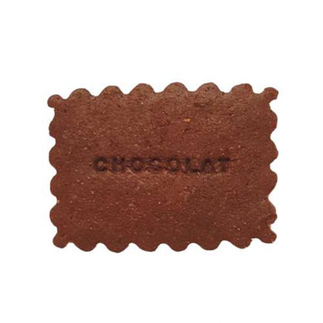 BOÎTE PERSONNALISÉ DE 4 BISCUITS 'DUSNI' - chocolat