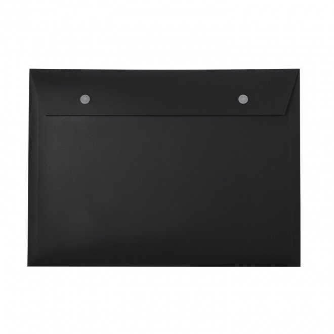 PORTE DOCUMENT PERSONNALISE 'PAPEROU' - noir