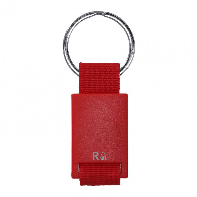 PORTE CLE SANGLE PERSONNALISABLE 'CALETAS RABS' - rouge