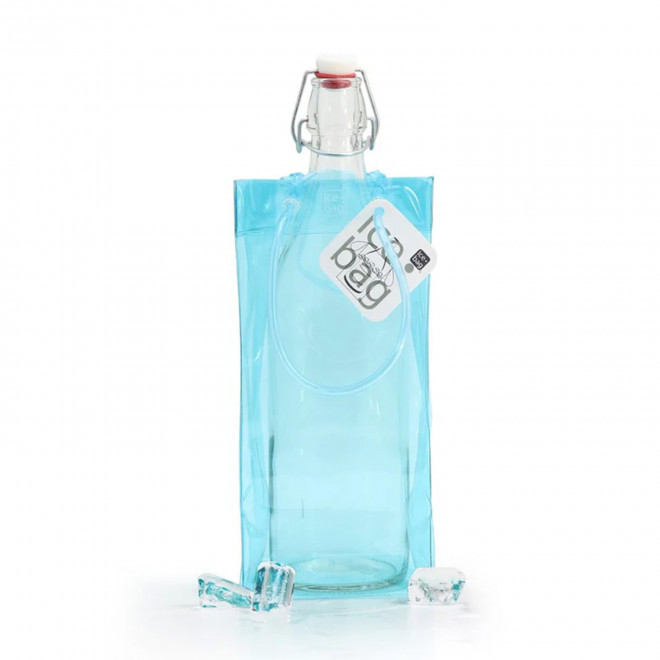 ÉTUI RAFRAICHISSEUR PERSONNALISÉ 'ICE.BAG® COLOR' - bleu clair