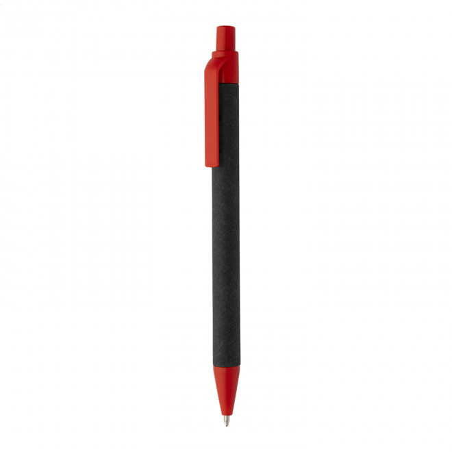STYLO PUBLICITAIRE 'AMOSIS BLACK' - rouge