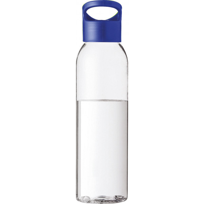 BOUTEILLE PUBLICITAIRE CORPS TRANSPARENT 650ML 'SIMCOE' - EXPEDITION RAPIDE 4 JOURS - bleu