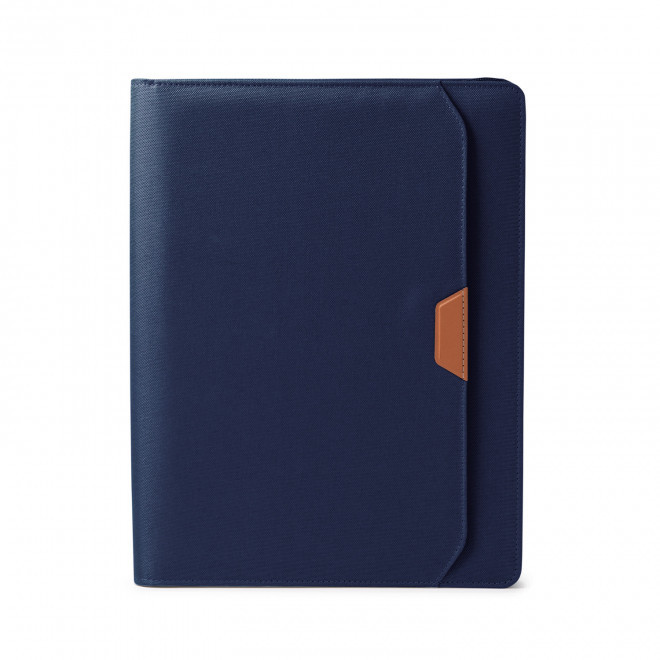 CONFERENCIER A4 PERSONNALISABLE RPET 'BOBI' - bleu royal