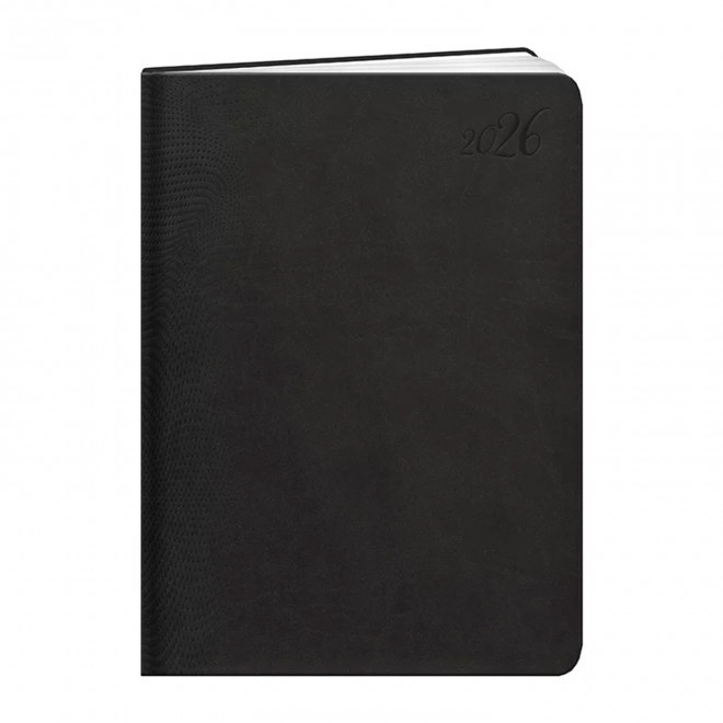 AGENDA PERSONNALISÉ 2026 PERSONNALISABLE 'PHARO' - noir