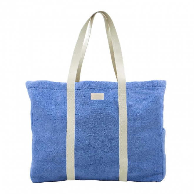 SAC DE PLAGE EN EPONGE PERSONNALISABLE 'GARANCE' - bleu
