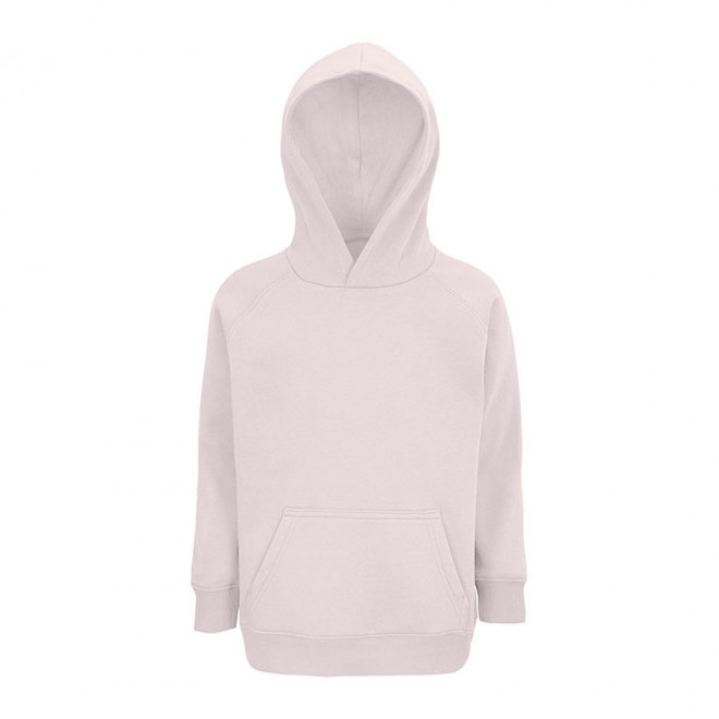 SWEAT-SHIRT ENFANT PERSONNALISÉ CAPUCHE 'STELLAR KIDS' - rose pale