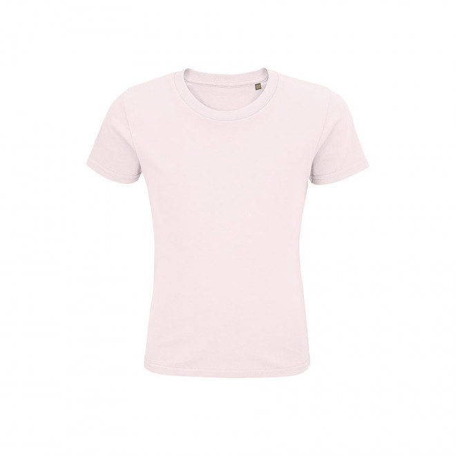 T-SHIRT ENFANT PERSONNALISÉ BIO 'PIONEER KIDS' - rose pale