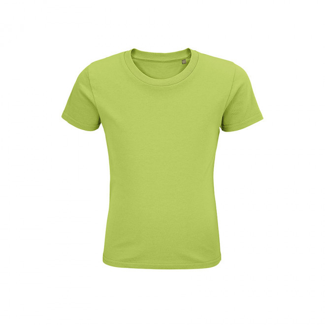 T-SHIRT ENFANT PERSONNALISÉ BIO 'PIONEER KIDS' - vert pomme