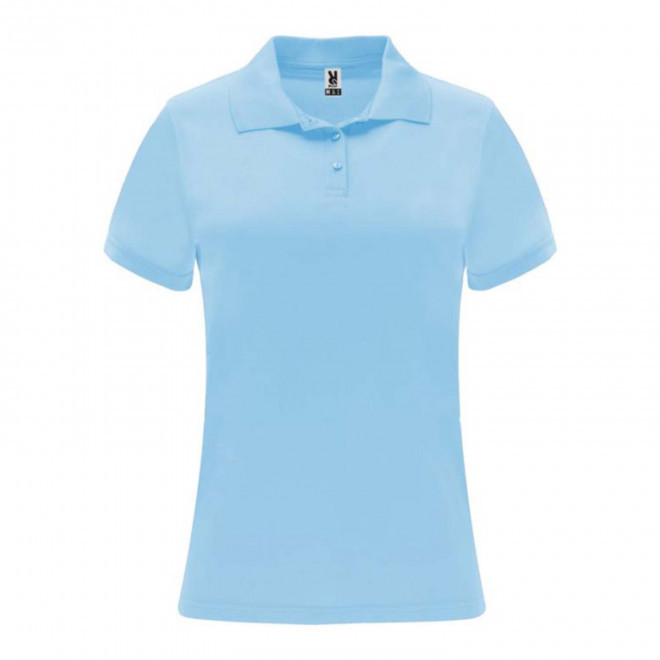 RAPIDE 4J - POLO SPORT FEMME PERSONNALISE 'MONZHA' - bleu ciel