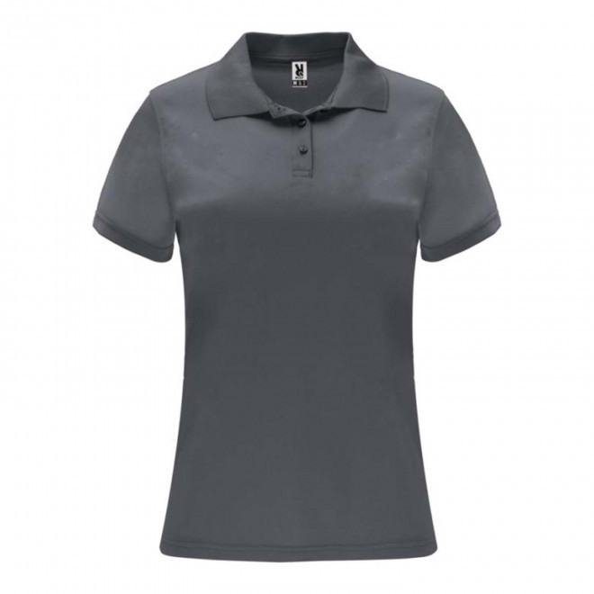 RAPIDE 4J - POLO SPORT FEMME PERSONNALISE 'MONZHA' - gris foncé