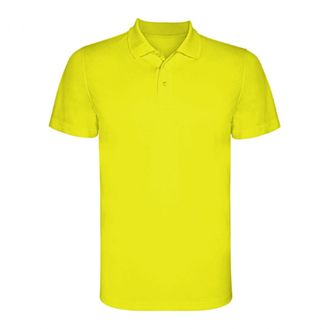 POLO PERSONNALISÉ ENFANT 'MONZHA' - jaune fluo