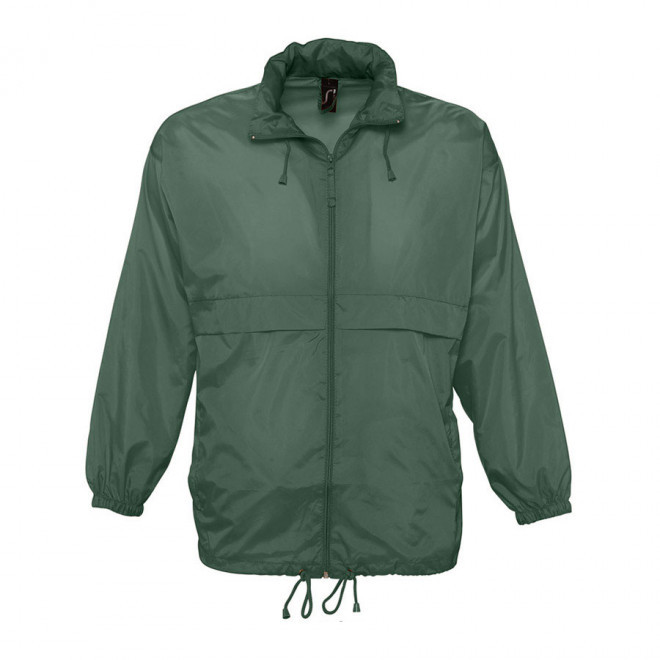 COUPE-VENT IMPERMEABLE MIXTE NON-DOUBLÉ 'SURF' - vert forêt
