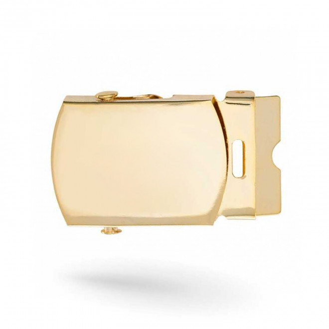 BOUCLE DE CEINTURE BRILLANTE PERSONNALISABLE 'MILITOS' - doré