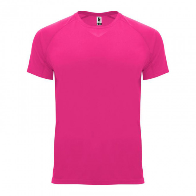 RAPIDE 4J - TEE-SHIRT ENFANT PERSONNALISE 'ESPORTO' - rose fluo