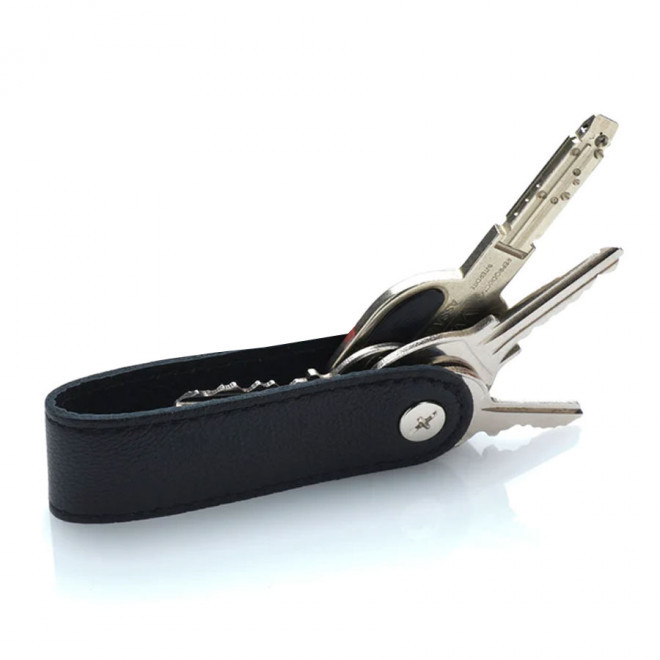 PORTE-CLÉS PERSONNALISÉ 'LUFKY' - noir