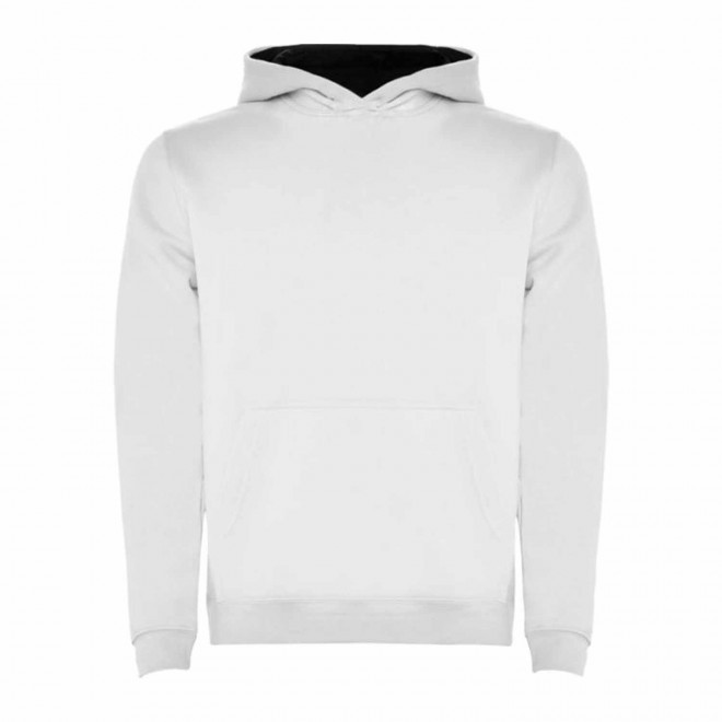 SWEAT SHIRT CAPUCHE PERSONNALISE 'RAPHAEL KIDS' - blanc / marine