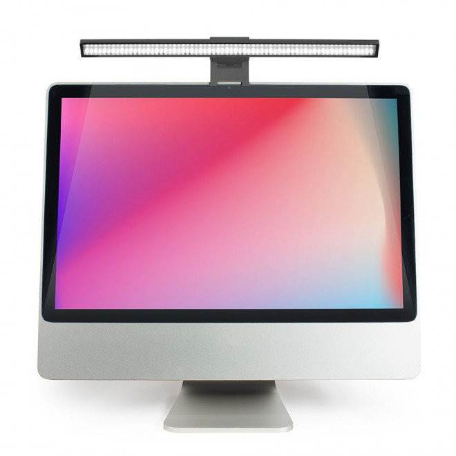 LAMPE LED PERSONNALISABLE POUR ORIDNATEUR LIVOO® 'SAFI' - noir