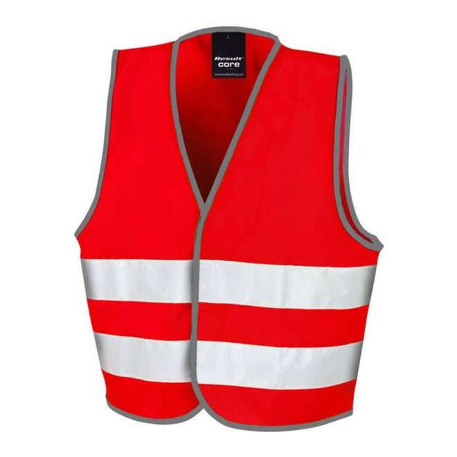 GILET DE SÉCURITÉ ENFANT PERSONNALISÉ 'ARMILLA KIDS' - rouge