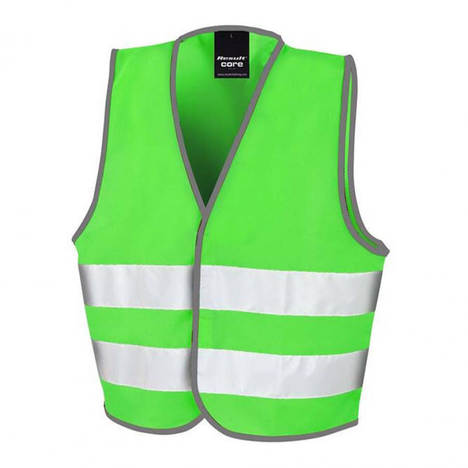 GILET DE SÉCURITÉ ENFANT PERSONNALISÉ 'ARMILLA KIDS' - citron vert
