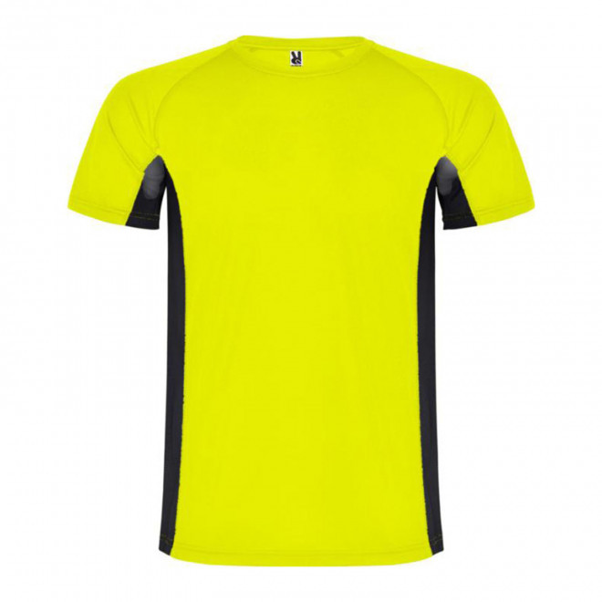 TEE-SHIRT DE SPORT PERSONNALISABLE 'SHANGHAI' - jaune/noir