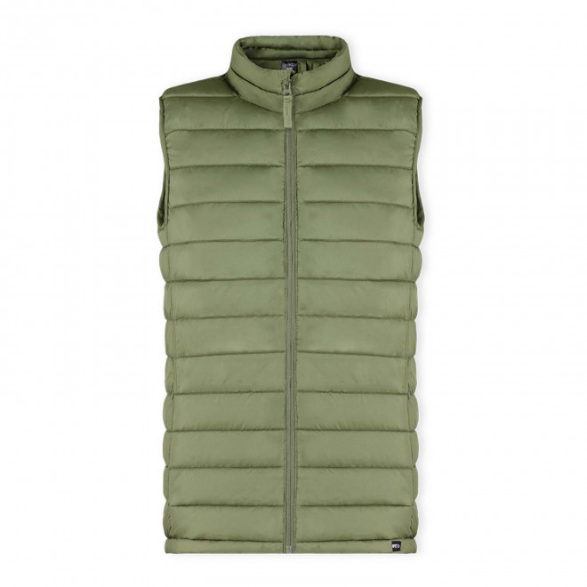 DOUDOUNE SANS MANCHES PERSONNALISABLE 'SANBEL BW RPET' - vert militaire