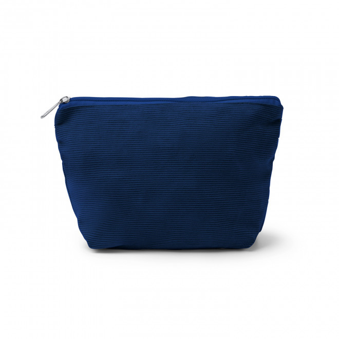 TROUSSE DE TOILETTE PERSONNALISABLE VELOURS 'BUDINSKY' - bleu marine