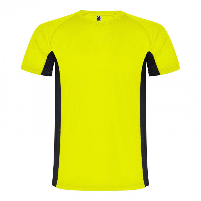 TEE-SHIRT DE SPORT ENFANT PERSONNALISABLE 'SHANGHAI' - jaune/noir