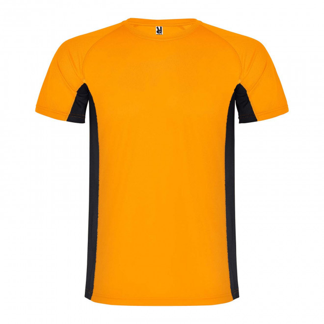 RAPIDE 4J - TEE-SHIRT SPORT ENFANT PERSONNALISE 'SHANGHAI'  - orange/noir