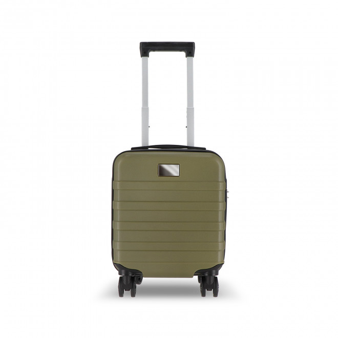 VALISE TROLLEY CABINE PERSONNALISEE 'ZOLAX 14 POUCES' - vert olive