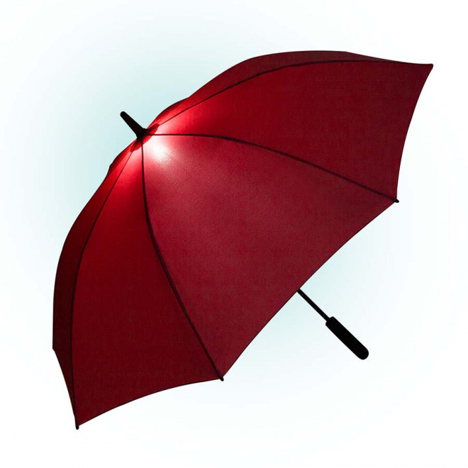 PARAPLUIE TEMPETE AUTO FARE® PERSONNALISABLE 'UMBLIGHT' - rouge
