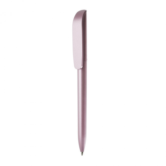 STYLO À BILLE BIC® PERSONNALISABLE 'SUPER CLIP GLACÉ' - rose