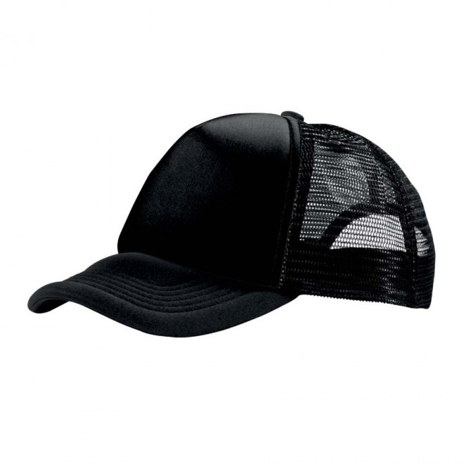 CASQUETTE PERSONNALISABLE TRUCKER 'BULL' - EXPEDITION RAPIDE 4 JOURS - noir