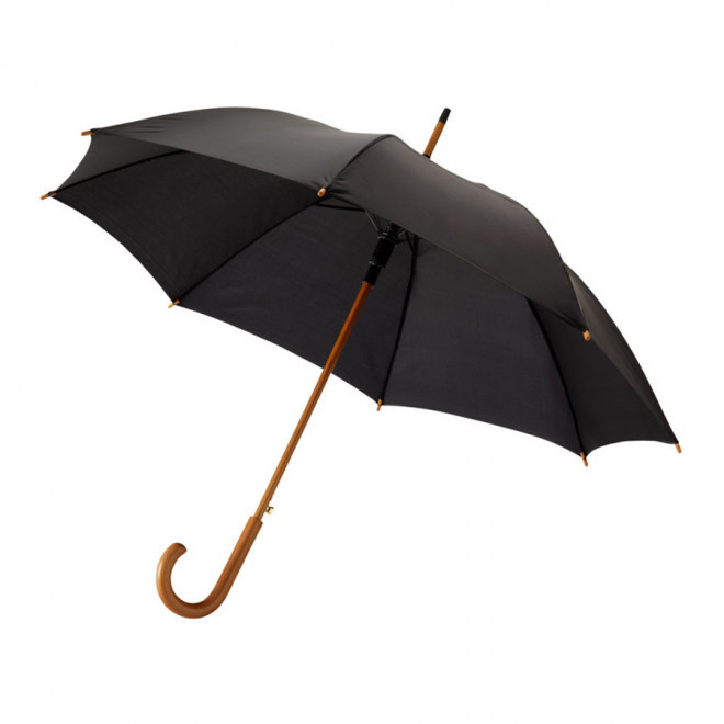 RAPIDE 4 JOURS - PARAPLUIE PERSONNALISABLE CANNE AUTO 'DAWOOD'  - noir