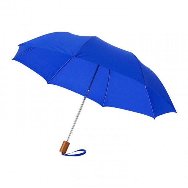 PARAPLUIE PERSONNALISÉ PLIABLE 'LINWOOD' - EXPÉDITION RAPIDE 4 JOURS - bleu royal