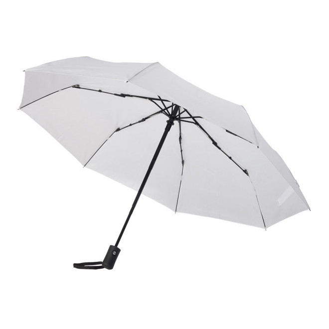 PARAPLUIE PUBLICITAIRE PLIABLE AUTO 'STORMI' - blanc