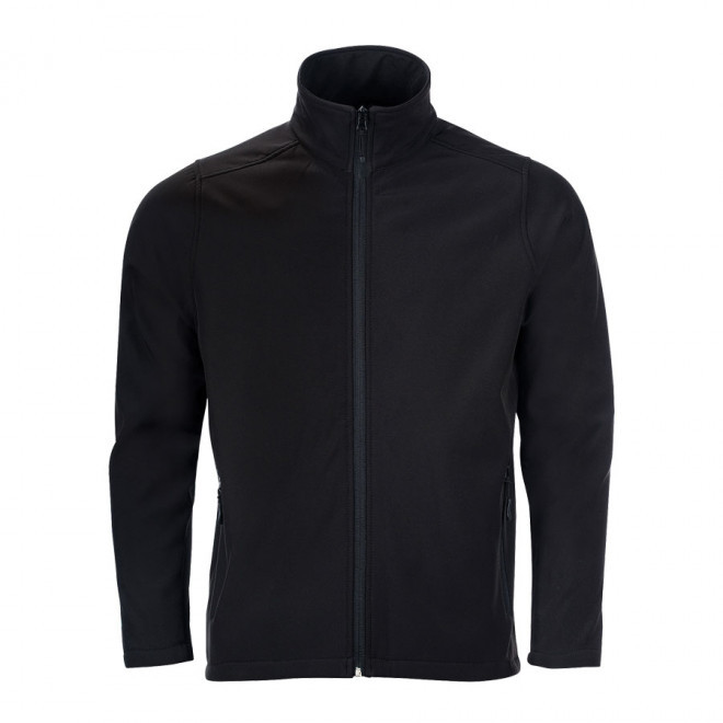 VESTE SOFTSHELL PERSONNALISÉE HOMME 'RACE' 280 GR/M² - noir