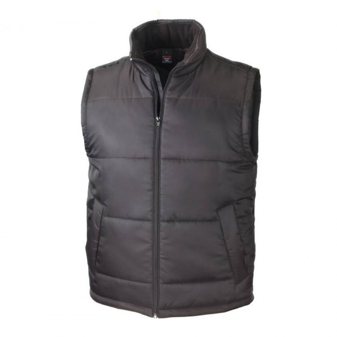 BODYWARMER PERSONNALISÉ MIXTE RESULT® 'SWEDI' - noir