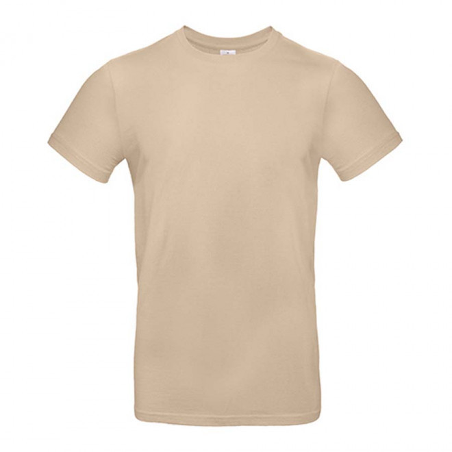 TEE-SHIRT PERSONNALISÉ COL ROND HOMME B&C® 'PALTO 185' - sand