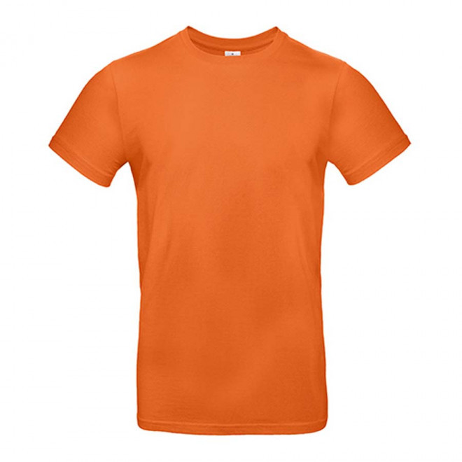 TEE-SHIRT PERSONNALISÉ COL ROND HOMME B&C® 'PALTO 185' - urban orange