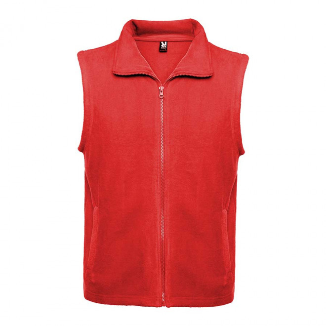 BODYWARMER PUBLICITAIRE POLAIRE MIXTE 'BELLAGIO' - rouge