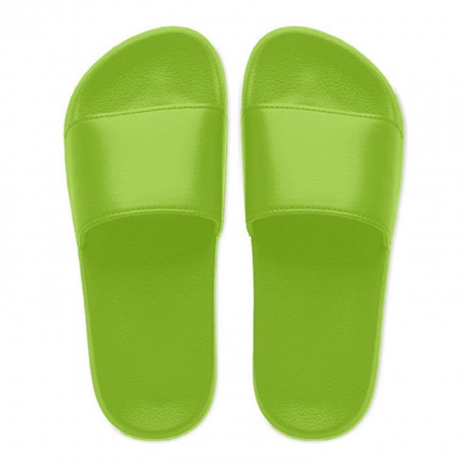 PAIRE CLAQUETTES PERSONNALISABLE SUR MESURE 'OMAX CUSTOM' - vert clair